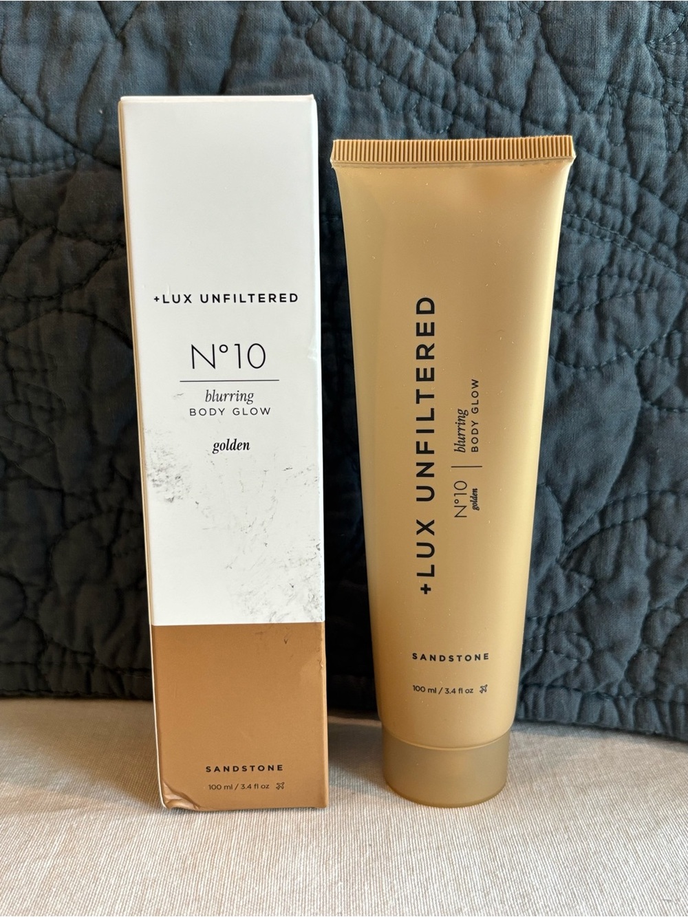 Lux Unfiltered N°10 Blurring Body Glow Sandstone Golden 3.4 oz NEW IN BOX